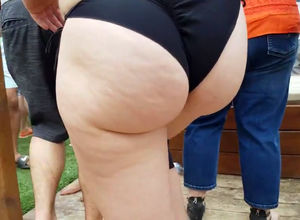Phat butt white girl her lush butt