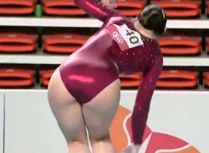 Bodacious fantastic gymnast young woman