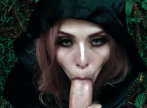 Trouser snake witch blowing fuckpole..