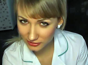 Jaw-dropping nurse loves orgy with bf