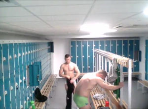 Spycam in the boys locker apartment