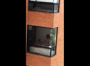 Spycam orgy movie filmed thru dormitory